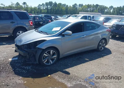 2015 Hyundai Elantra Limited from USA, damaged, VIN KMHDH4AE7FU282307